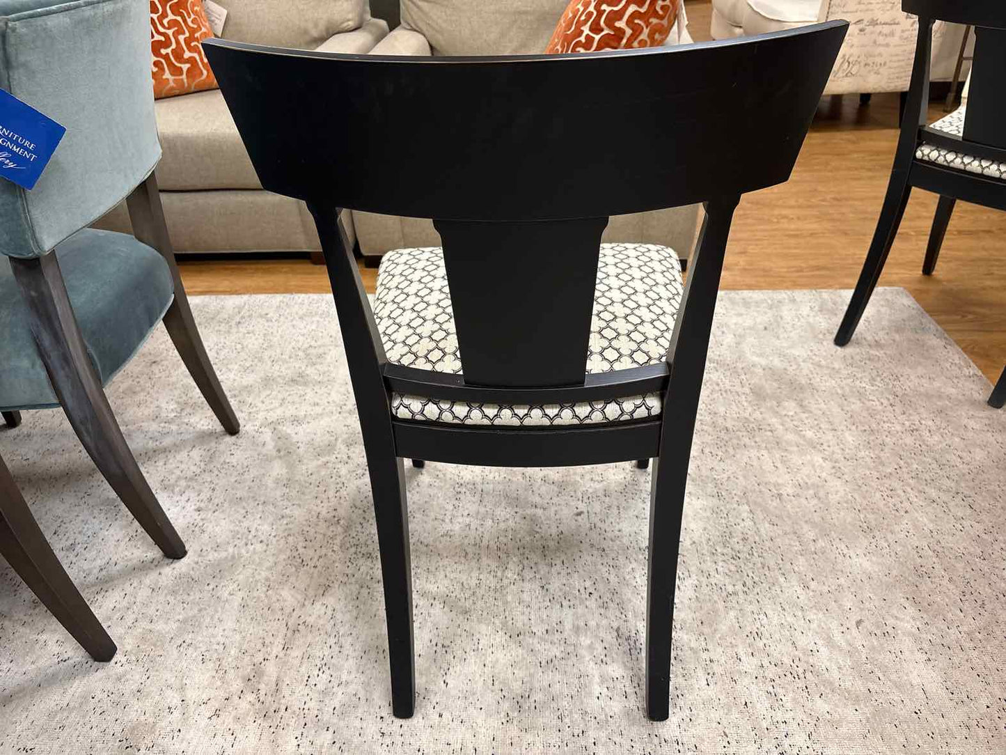 Arhaus Set of 4 'Klismos' Dining Chairs
