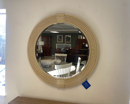 Tuscan Mirror with Fluted Accent