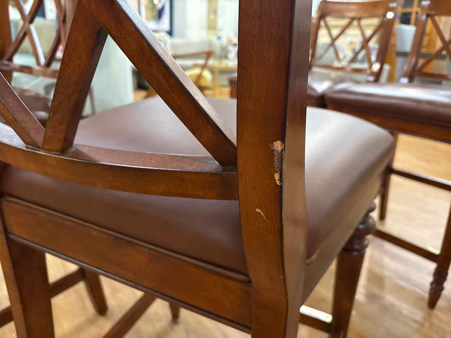 Set of 4 Ethan Allen 'British Classics' Barstools