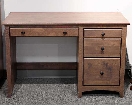 Home Office Desk in Taupe Gray Finish
