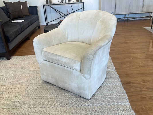 Ethan Allen Barrel Swivel Chair