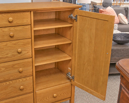 Vermont Tubbs 9 Drawer 1 Door Chifferobe Chest