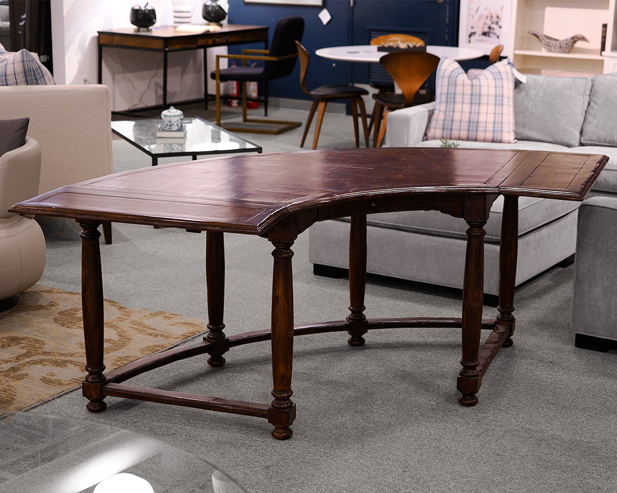Sterling Collection Semi-Circle Mahogany Desk