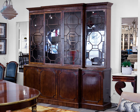 Burton-Ching George III Style Mahogany Breakfront