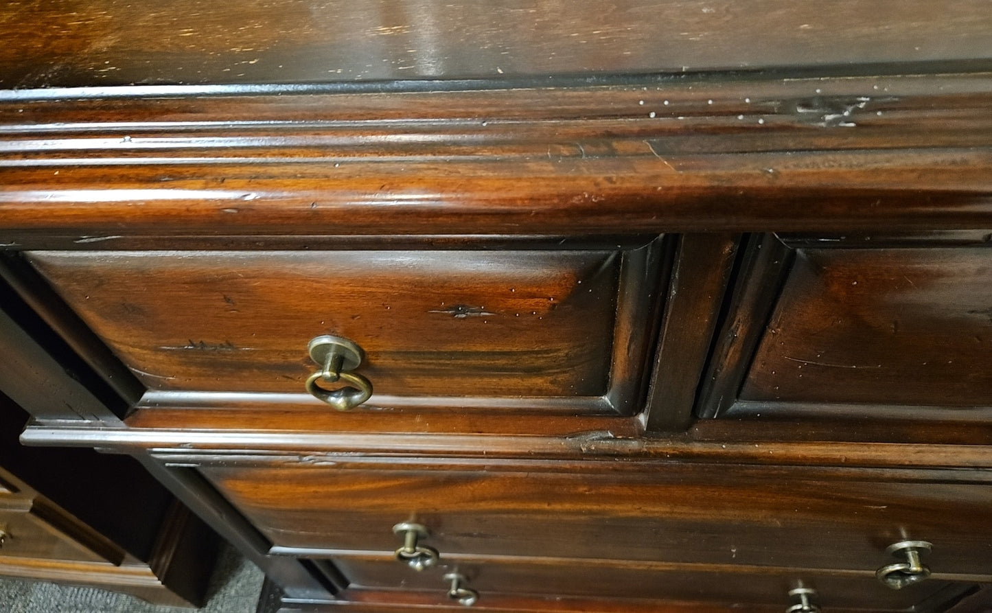 Pottery Barn Espresso 8 Drawer Dresser