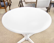Gat Creek Camilla 42" Round Dining Table in True White Classic Paint Finish