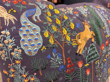 Rifle Paper Navy Jungle Accent Pillow