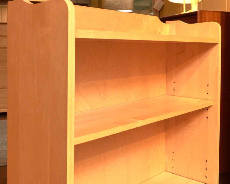Maple 2 Adjustable Shelves  Bookcase