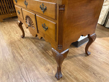Maple Highboy Chest with 12 Drawers