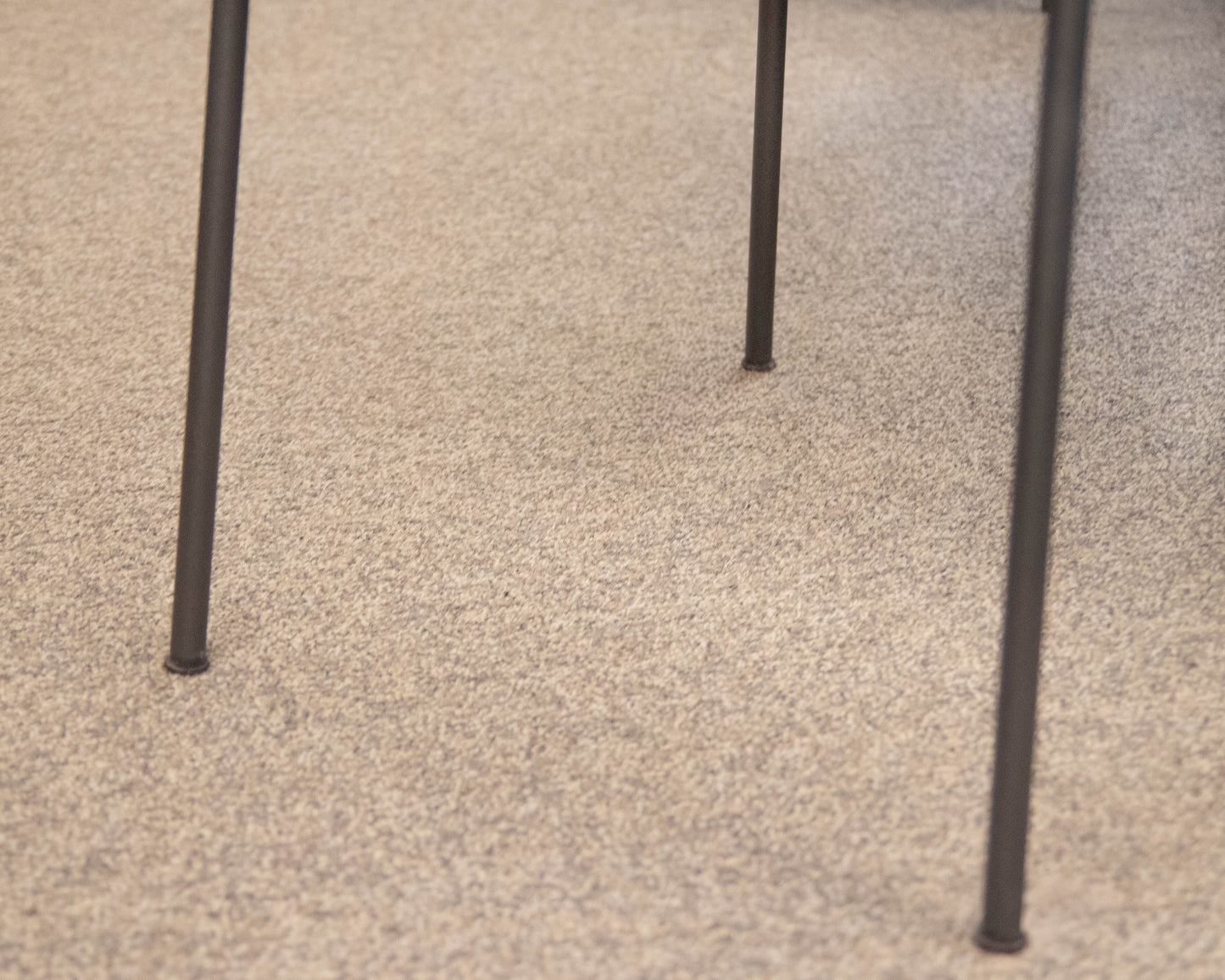 Set of 6 Ligne Roset Ettoriano Charcoal Felt Dining Chairs