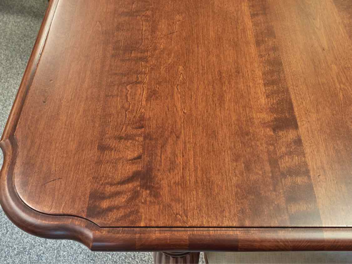 Nichols & Stone Cherry Dining Table & Set of 8 Chairs