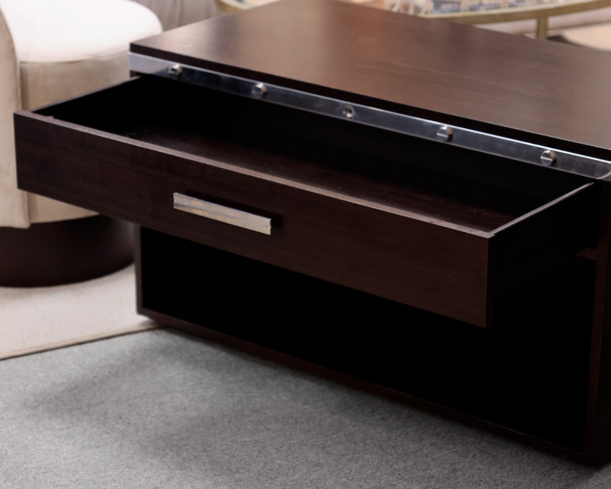 Pair of RH "Rivet Industrial" Nightstands