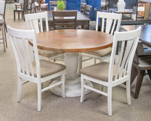 Bassett Hammered Copper Dining Table & Set of Four Chairs