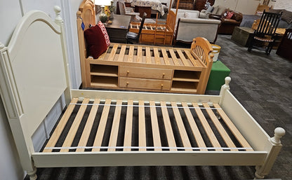 Pottery Barn Ivory Twin Bed