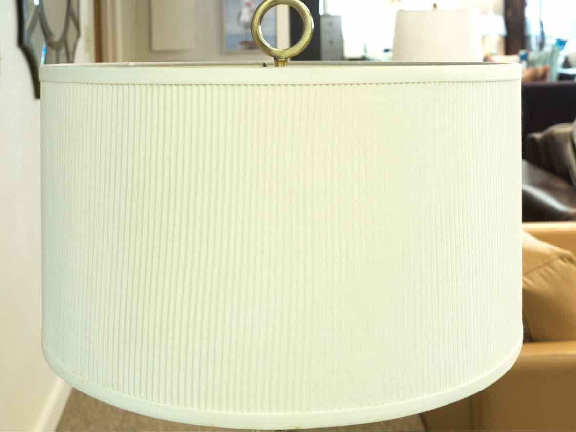 Clear & Brass Table Lamp