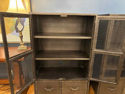 RH Vintage Industrial Steel Cabinet