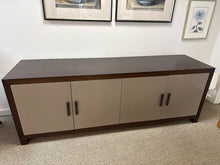 Four Door Two Tone Media Console