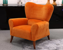 Carmenes Orange Accent Chair