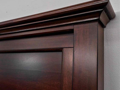 Espresso Finish Panel Queen Storage Bed