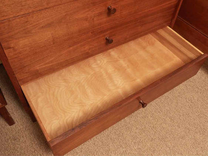 Charles Webb Teak 2 Door 5 Pull Out Accessories Drawer 6 Drawer Armoire