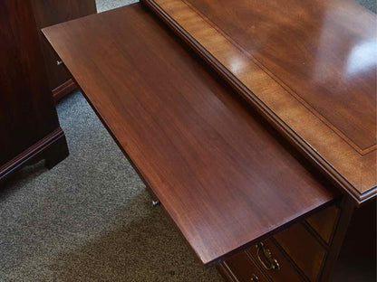 White Fine Furniture Inlaid Mahogany Bachelor Chest