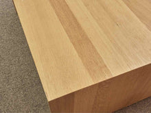 Crate & Barrel Baja Natural Oak Square Coffee Table