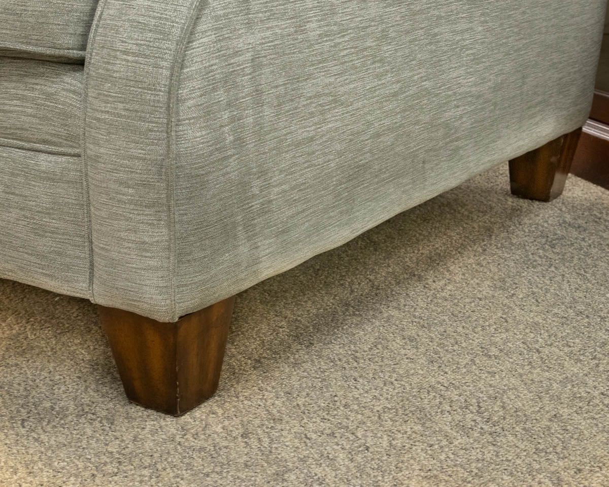Flexsteel Frameback Club Chair in Silvery Seaglass Chenille