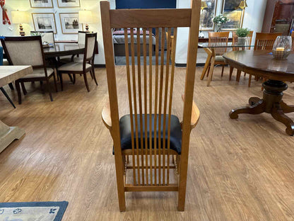 Mastercraft Cherry Mission-Style Table & 6 Chair Set