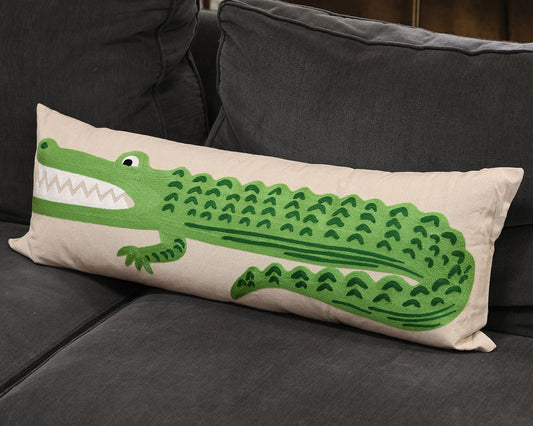 Rifle Paper Company x Loloi Alligator Pillow