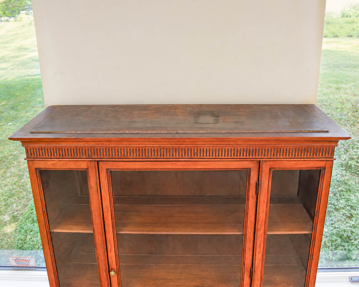 Bernhardt Cherry China Cabinet W/Upper Glass Doors, Lower Buffet & Drawer