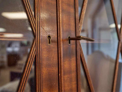 Inalid Mahogany Four Door Corner Cabinet