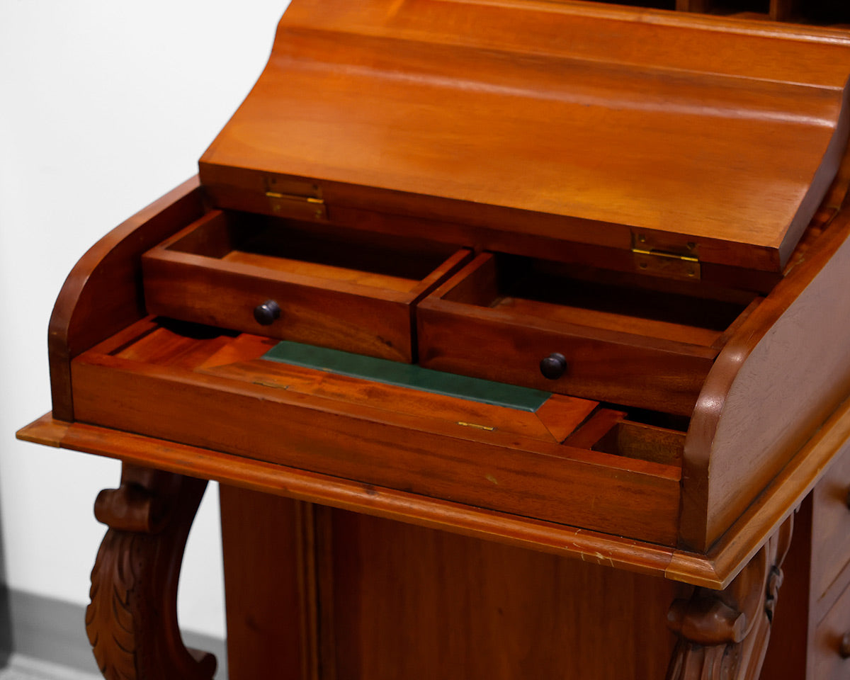 Antique Davenport Captain's Desk