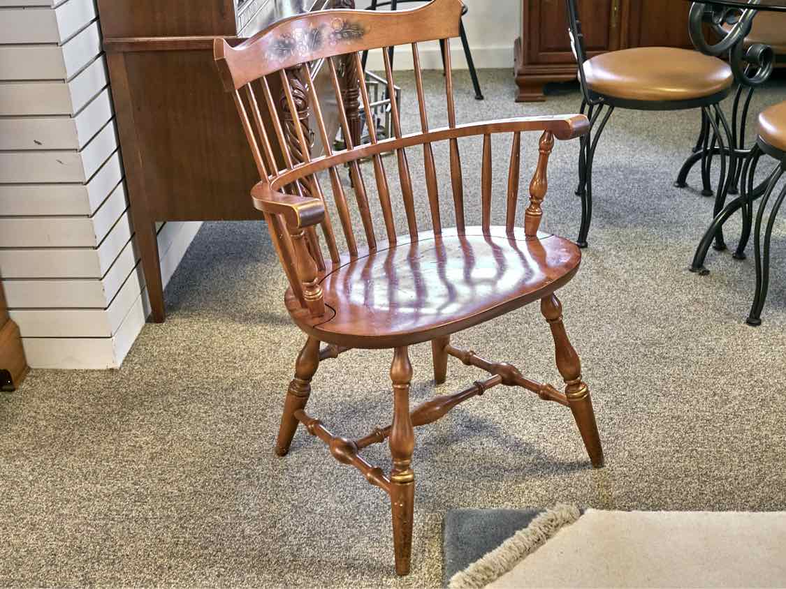 Hitchcock Maple Oval Table & 6 Chair Set