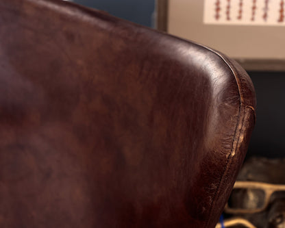 Modern Leather Swivel Chair