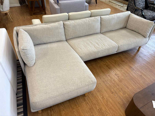 Crate & Barrel 2-Piece 'Wells' Sectional