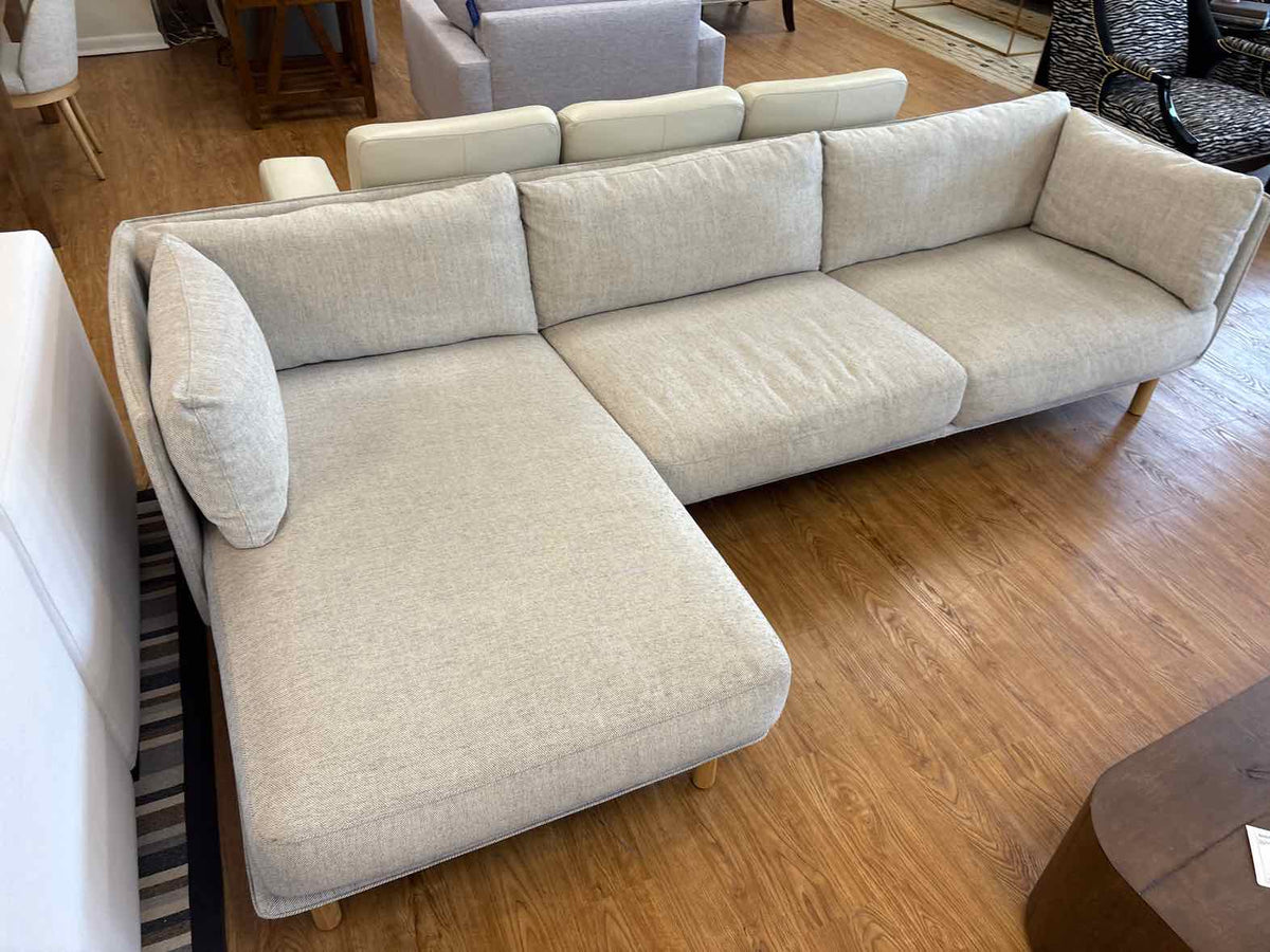 Crate & Barrel 2-Piece 'Wells' Sectional