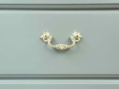 French Provincial Lingerie Chest in 'Arctic' Blue Finish