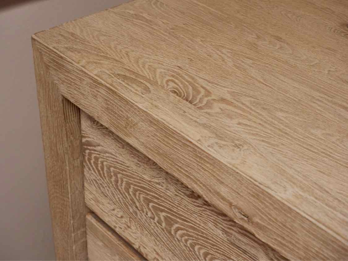 Restoration Hardware Contemporary Oak Nine Drawer Dresser