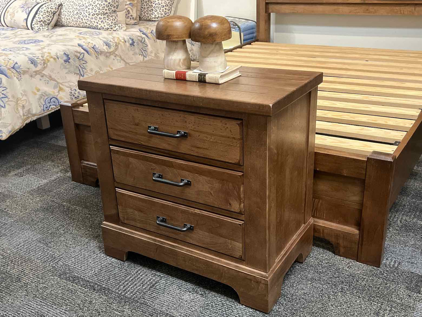 Vaughan Bassett 3 Drawer Nightstand