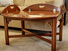 Inlaid Mahogany Butler's Tray Cocktail Table