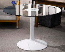 Glass Top Tulip Table