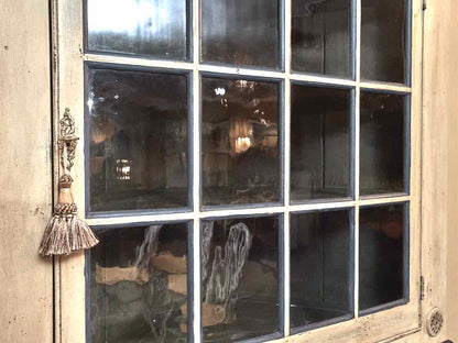 GL Sawyer LTD 18th Century Tradition 2 Piece Corner Cabinet with Pane Glass Door