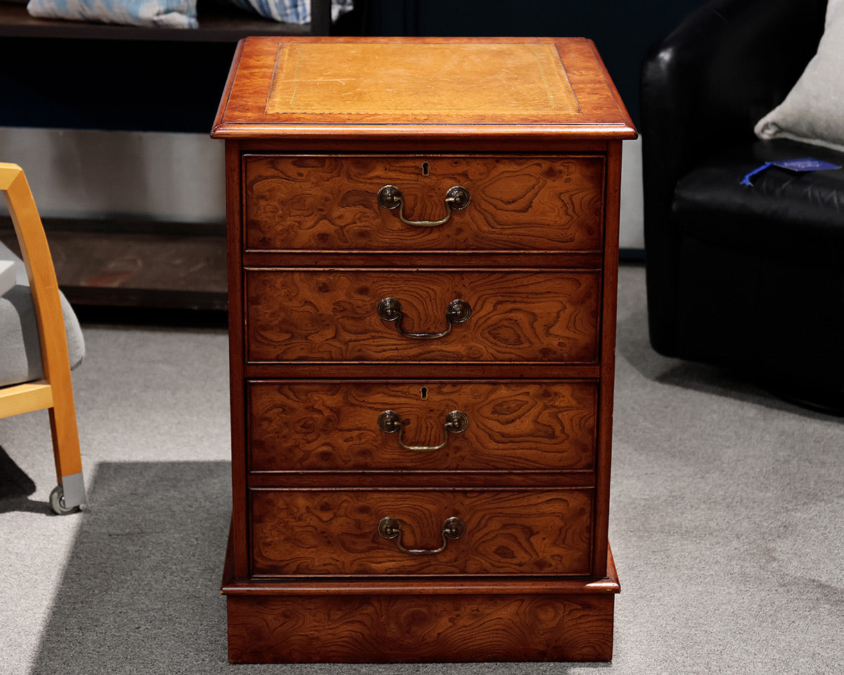 Walnut File Cabinet