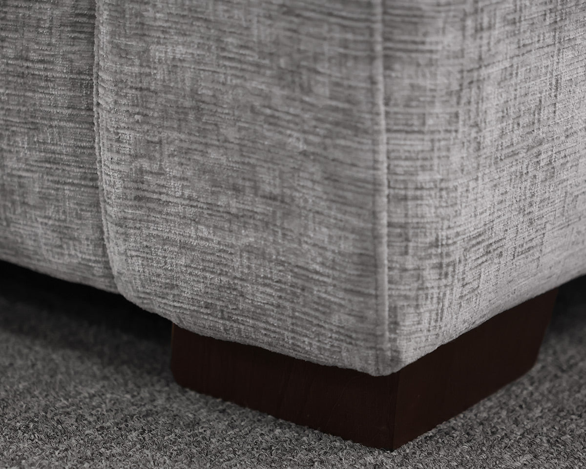 Smith Brothers Furniture  Gray Chenille  Sectional
