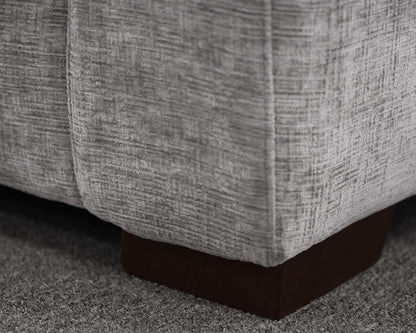 Smith Brothers Furniture  Gray Chenille  Sectional
