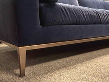 Restoration Hardware 'Italia Track Arm' Sofa in 'Indigo'