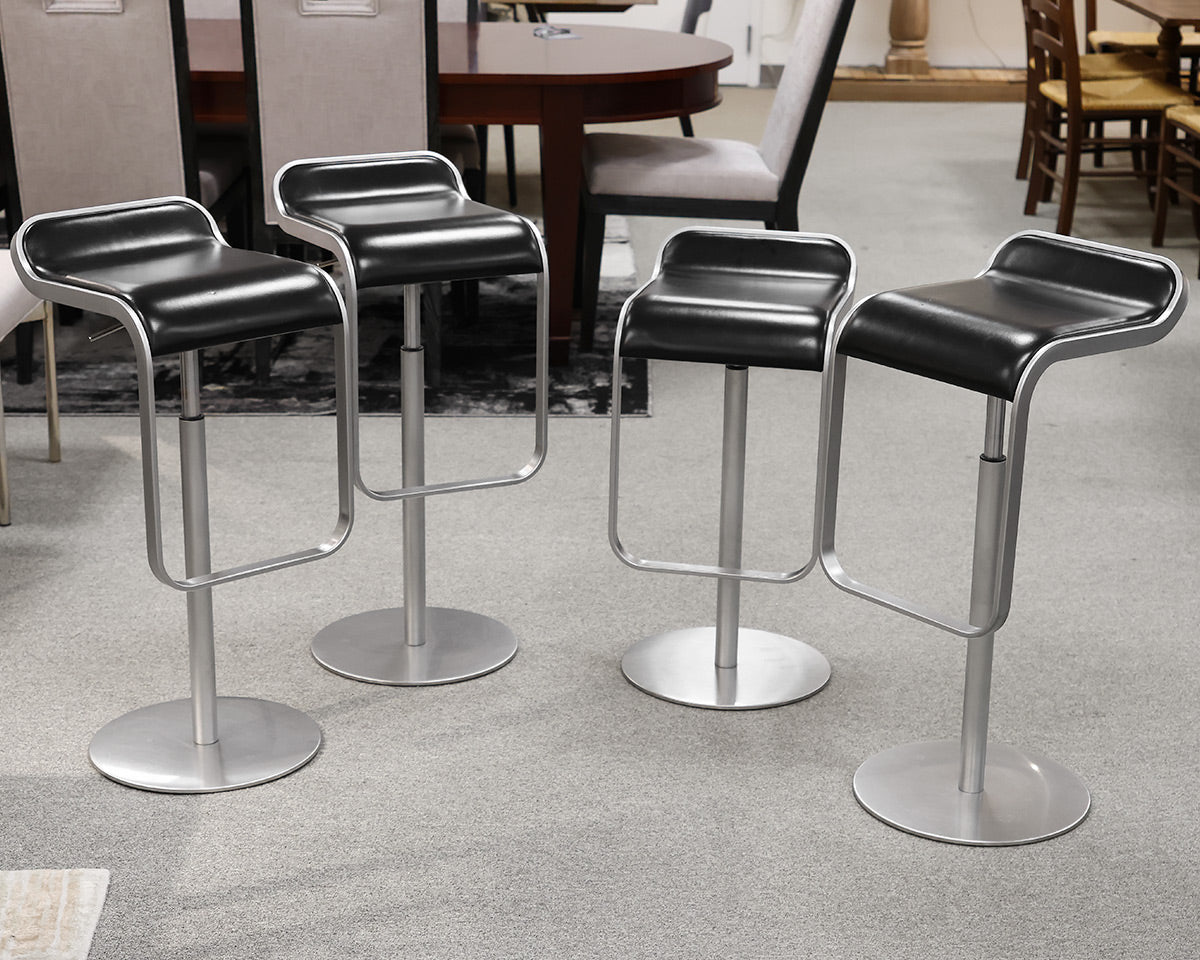 Set of four Lem Piston Bar Stools