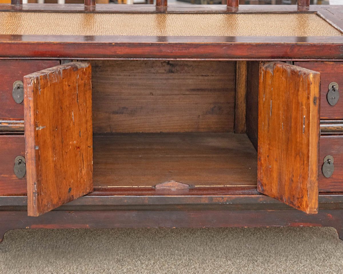 Mohr & McPherson Asian Apothecary Storage Bench