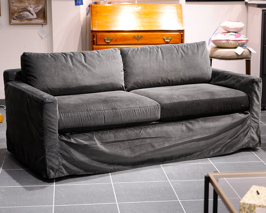 Mitchell Gold + Bob Williams Sofas Velvet Slipcover Sofa