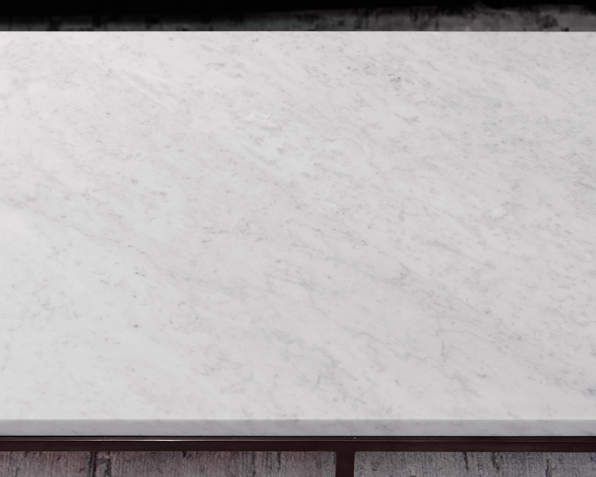 Restoration Hardware Marble Top Cocktail Table